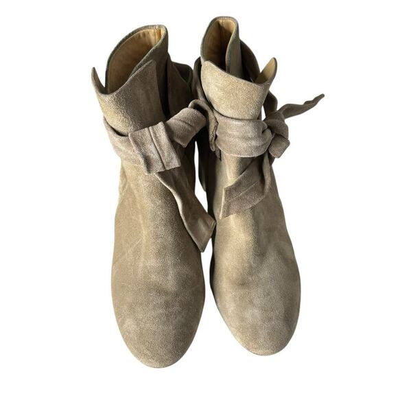 Rag & Bone Dalia Suede Bootie Natural Size 7.5 - Picture 2 of 5